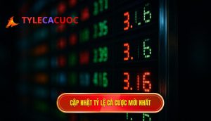 cập nhật tỷ lệ cá cược mới nhất